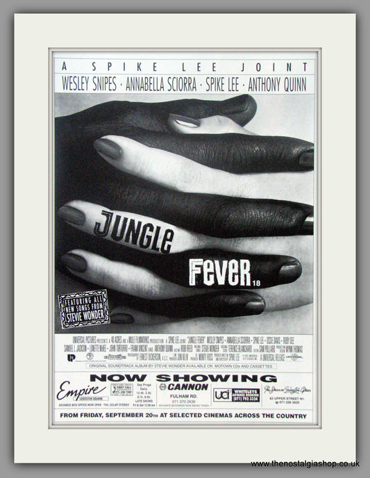 Jungle Fever. 1991 Original Advert (ref AD50932)