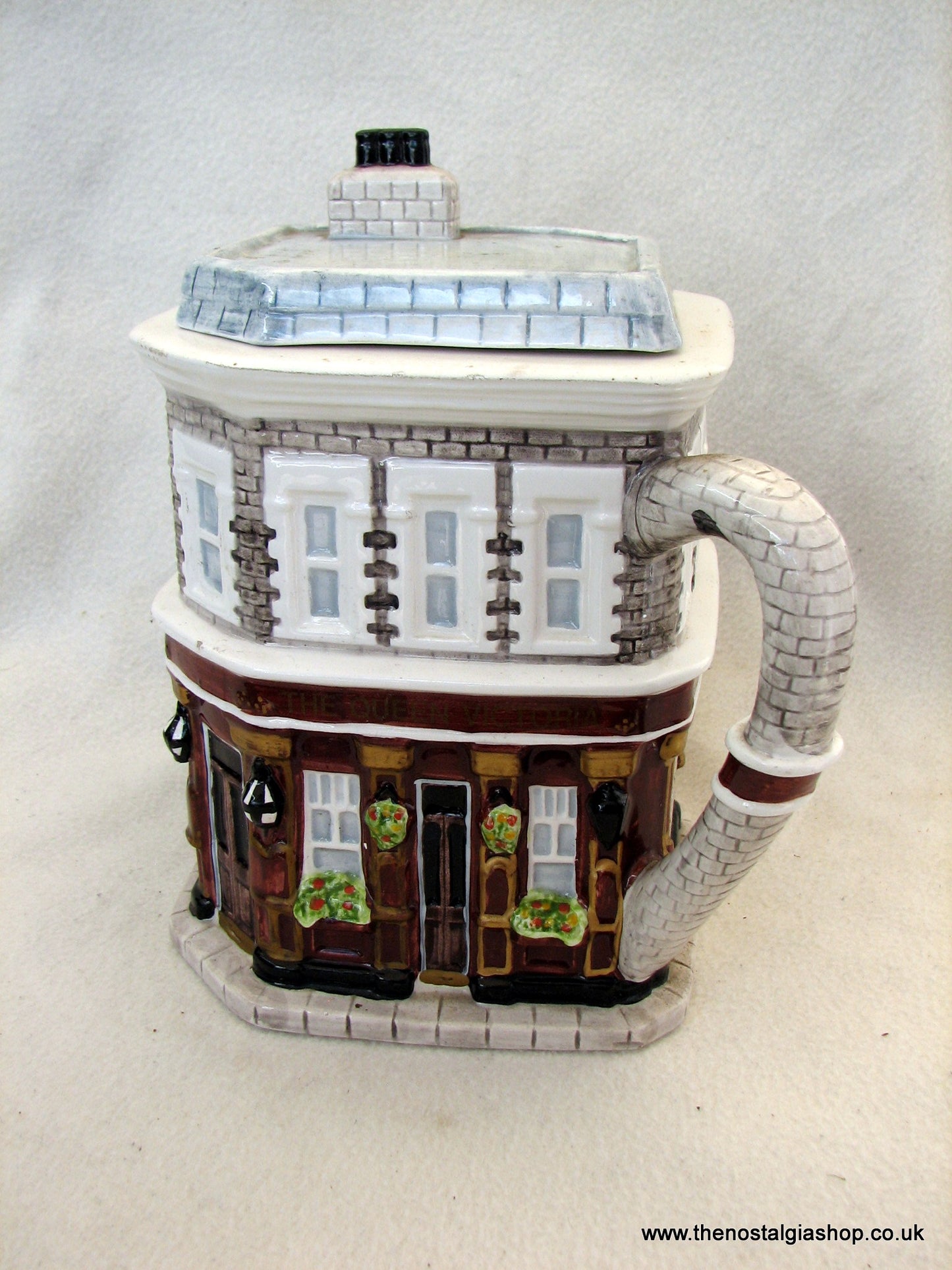Eastenders, Queen Victoria Teapot by Annie Rowe. (ref nos076)