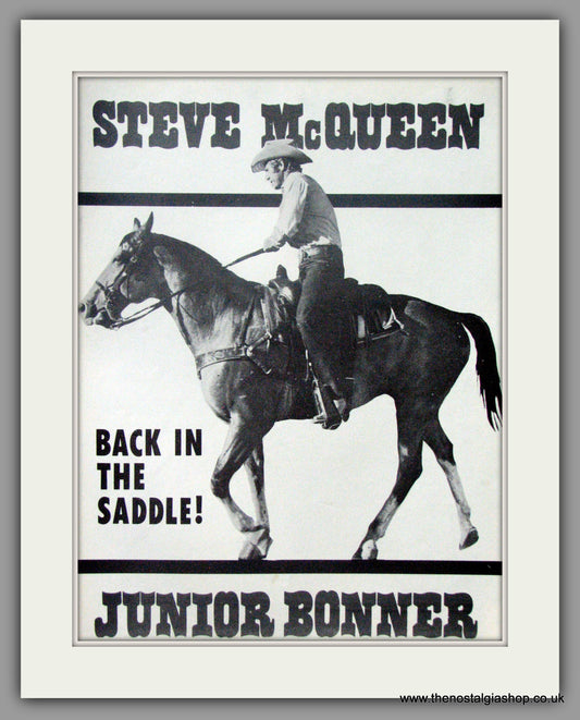 Junior Bonner. Original Advert 1972 (ref AD50938)