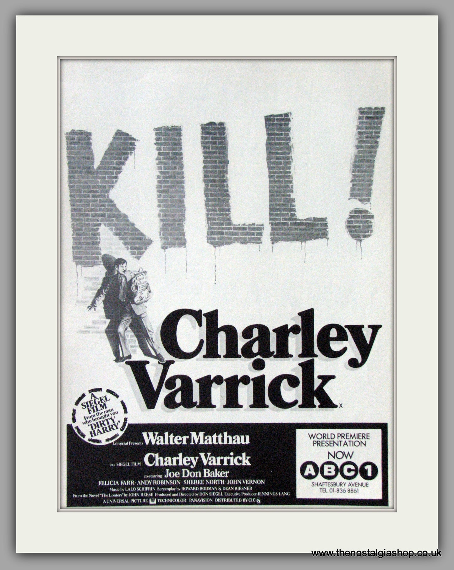 Kill Charley Varrick. Original Advert 1973 (ref AD50947)