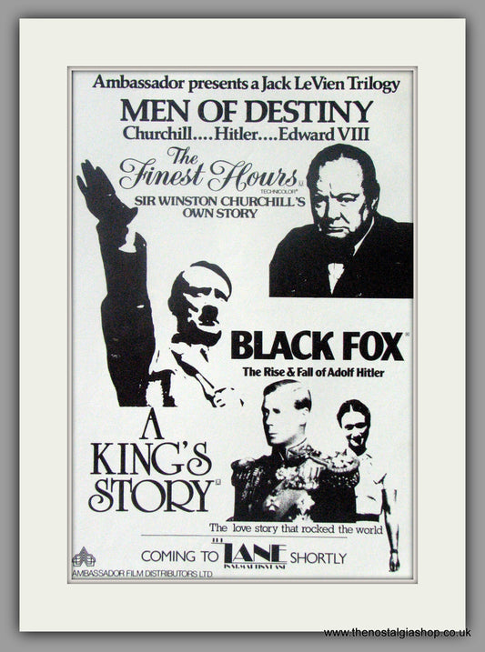 King's Story (A). Original Advert 1982 (ref AD50948)