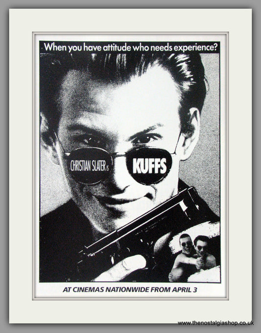 Kuffs. Original Advert 1992 (ref AD50942a)