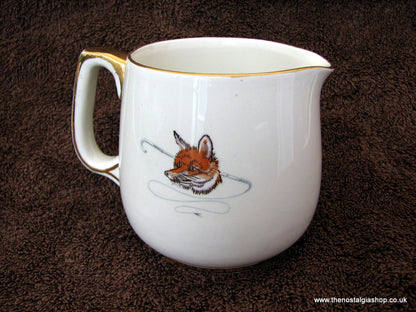 Milk Jug with Foxhunting Theme. Made In Ireland. (ref nos121)