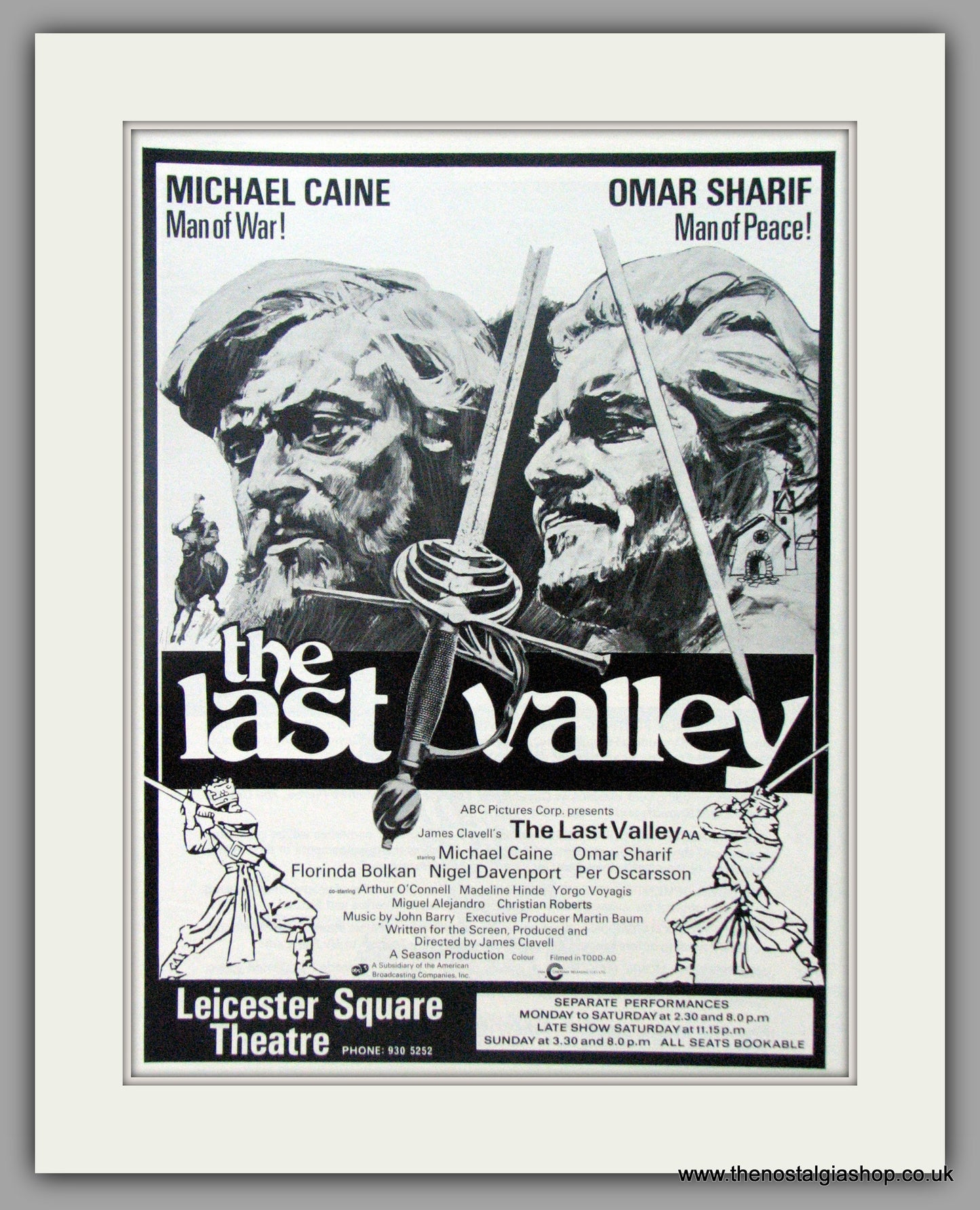 Last Valley (The). Original Advert 1971 (ref AD50955a)