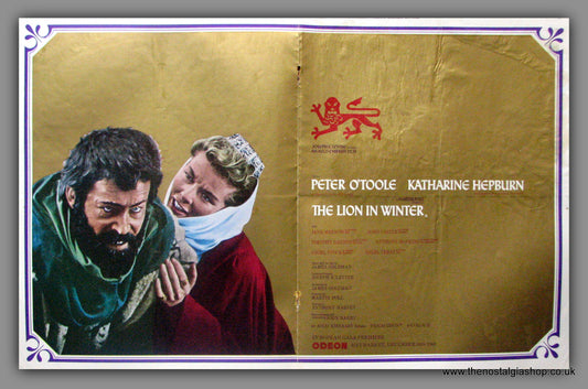 Lion In Winter (The). 1968 Double Original Advert (ref AD51016)
