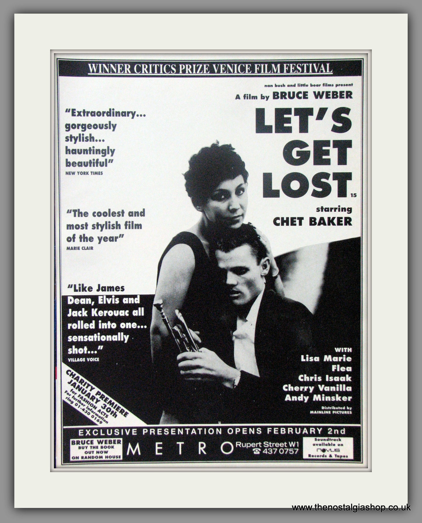 Let's Get Lost. Original Advert 1990 (ref AD51023)