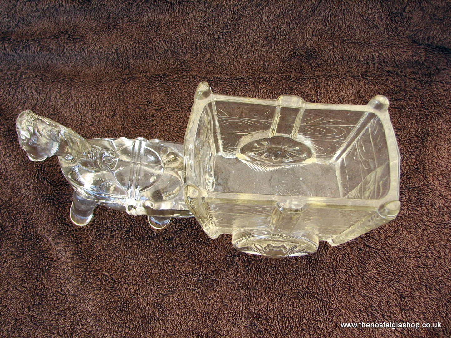 Horse and Cart, Heavy Glass (ref nos001)