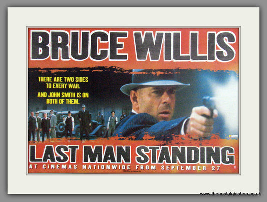 Last Man Standing. Original Advert 1996 (ref AD51065)