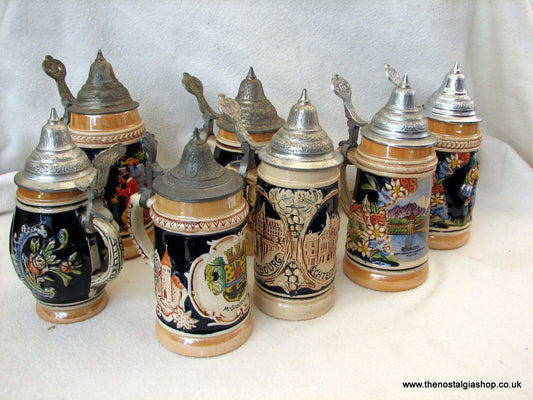German Steins. Job Lot of 7. (ref Nos015)