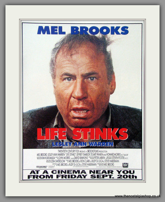 Life Stinks. Original Advert 1991 (ref AD51066)