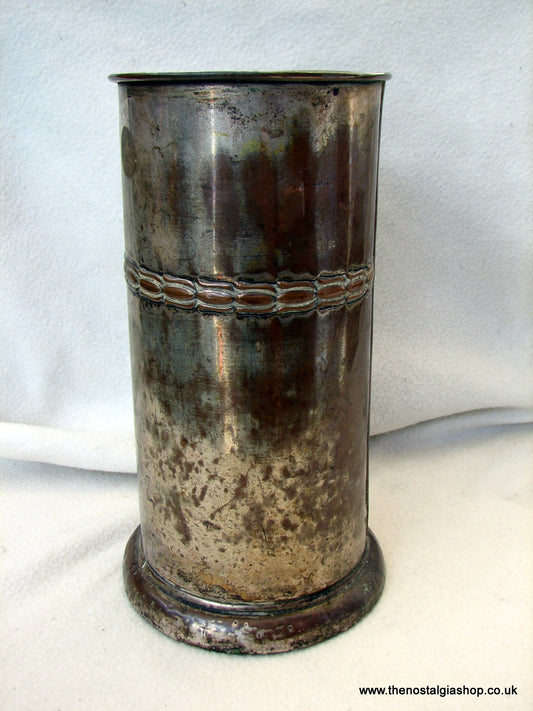 Shell Casing. Vase. Trench Art. Vintage. (ref nos003)