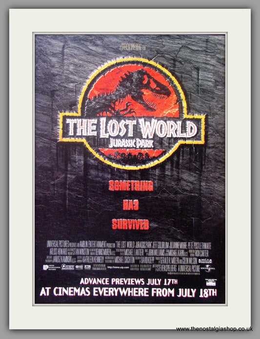 Lost World (The) Jurassic Park. Vintage Advert 1997 (ref AD51145)