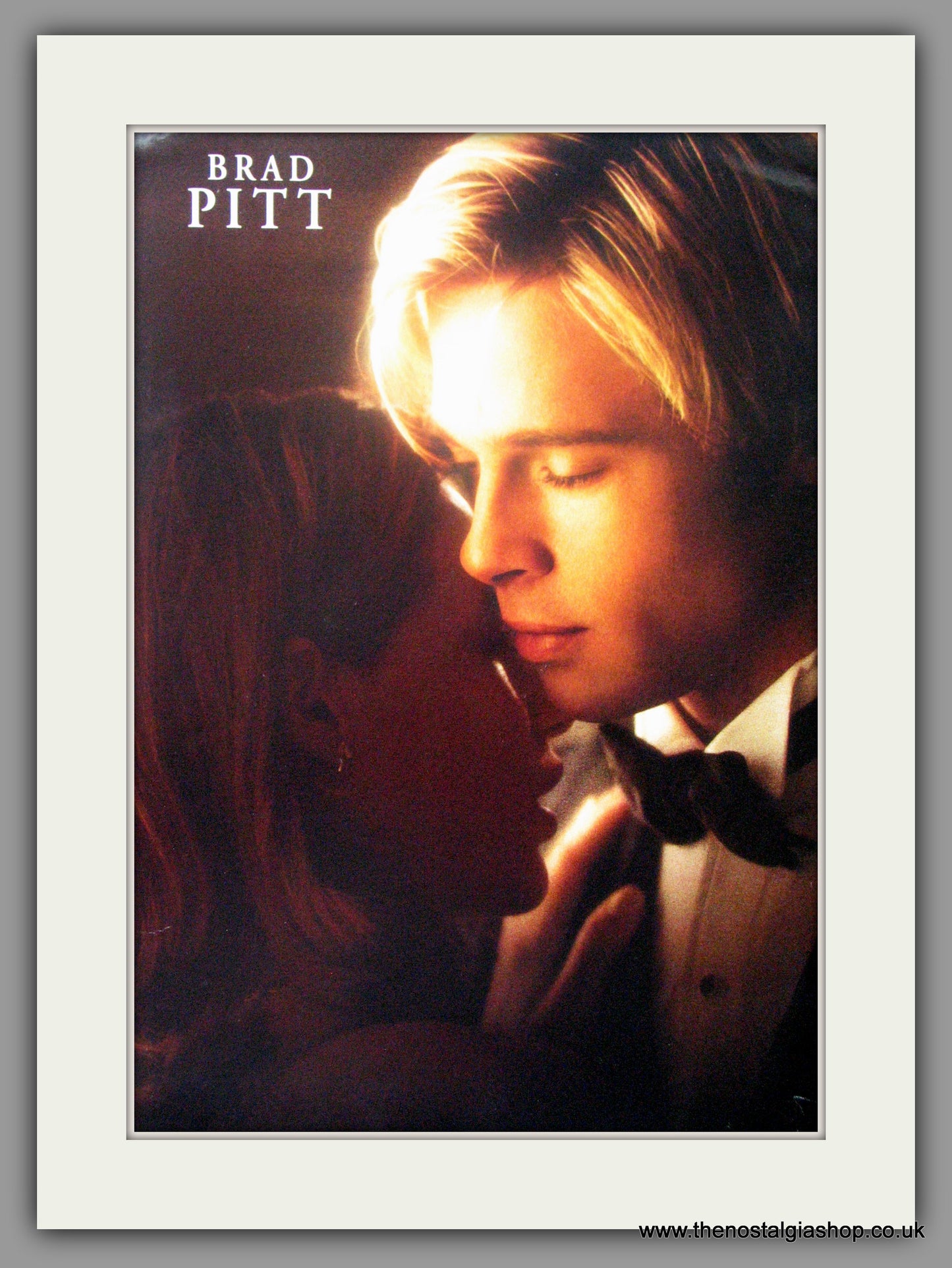 Brad Pitt. Vintage Print From 1999 (ref AD51179)