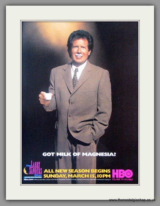 Larry Sanders Show (The). Vintage Advert 1998 (ref AD51183)
