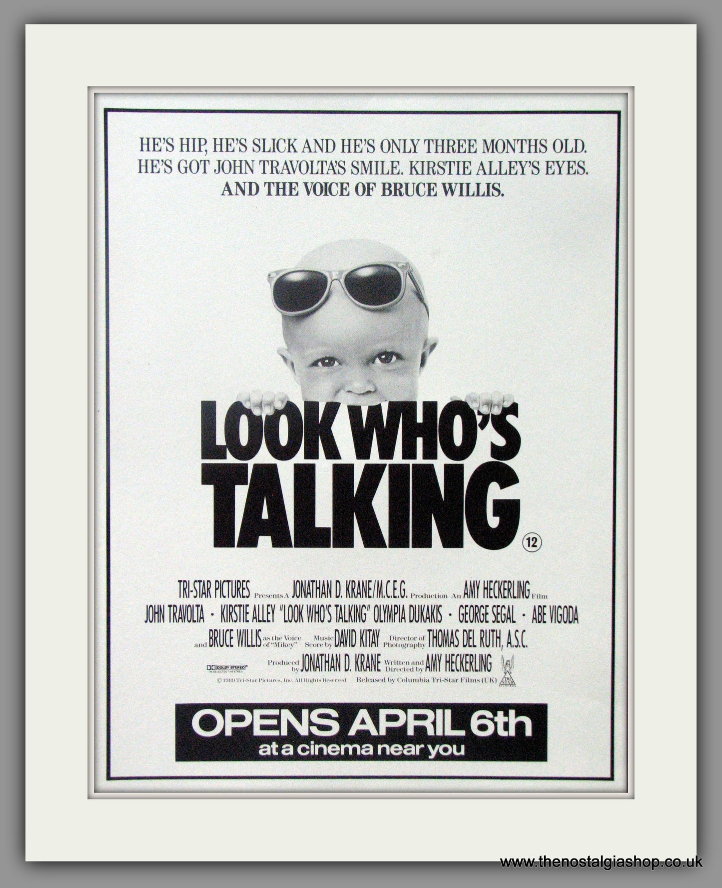 Look Who's Talking. Vintage Advert 1990 (ref AD51185)