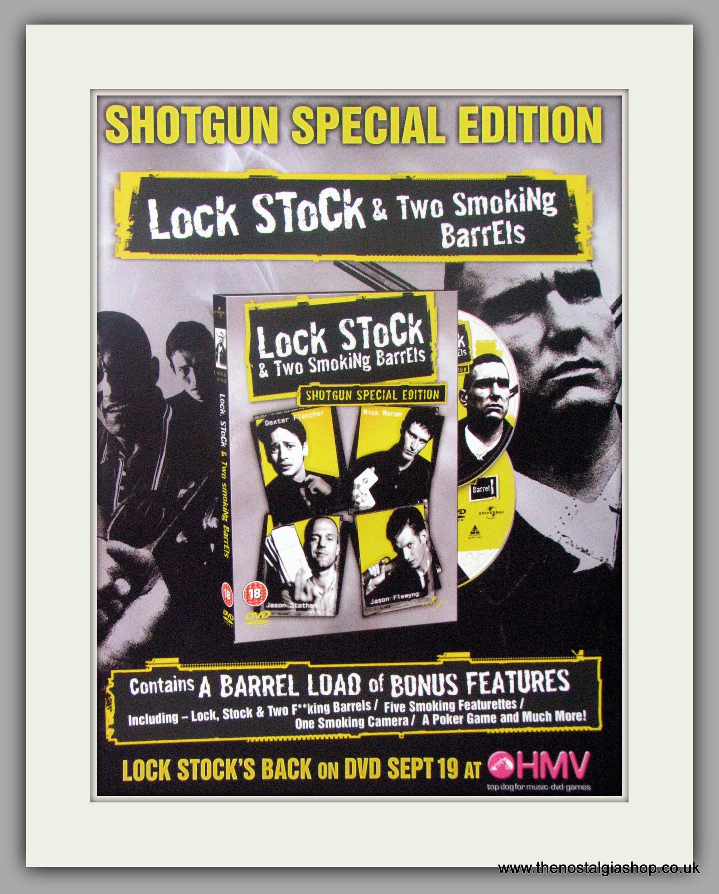 Lock Stock & Two Smoking Barrels. Vintage Advert 2005 (ref AD51189)