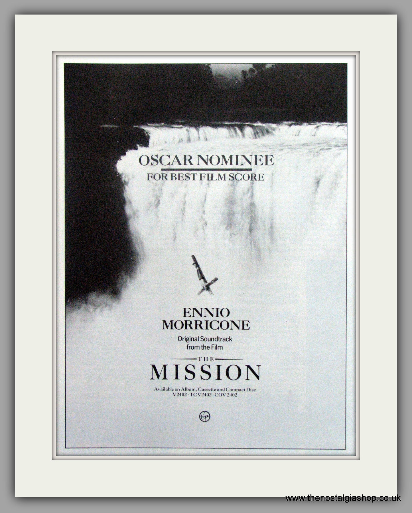 Mission (The) Soundtrack. Vintage Advert 1987 (ref AD51196)