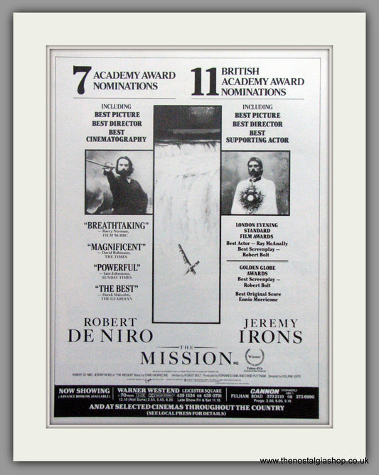 Mission (The). Vintage Advert 1987 (ref AD51197)
