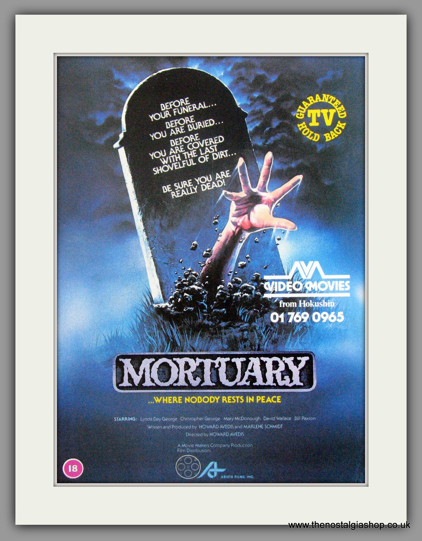 Mortuary. Vintage Advert 1984 (ref AD51209)