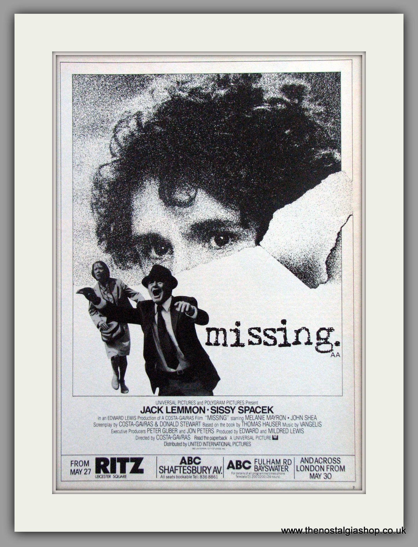 Missing. Vintage Advert 1982 (ref AD51211)