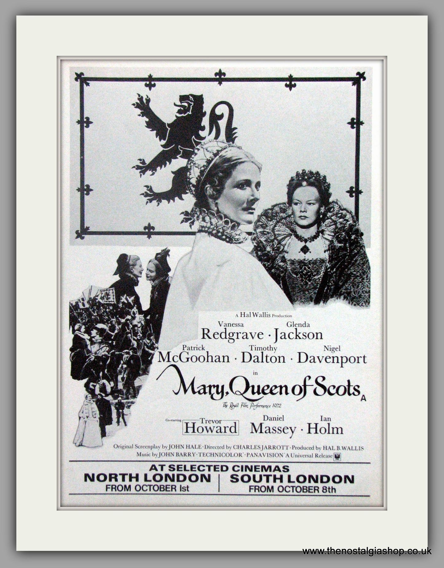 Mary Queen Of Scots. Vintage Advert 1972 (ref AD51213)