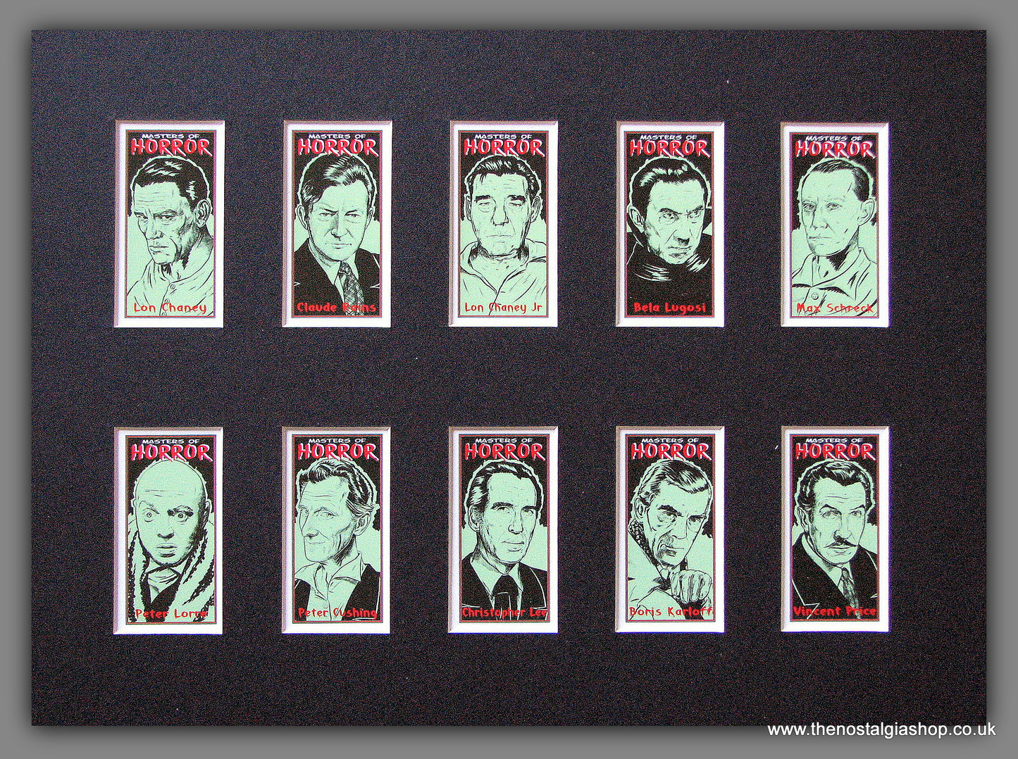 Masters of Horror. Mounted Card Set