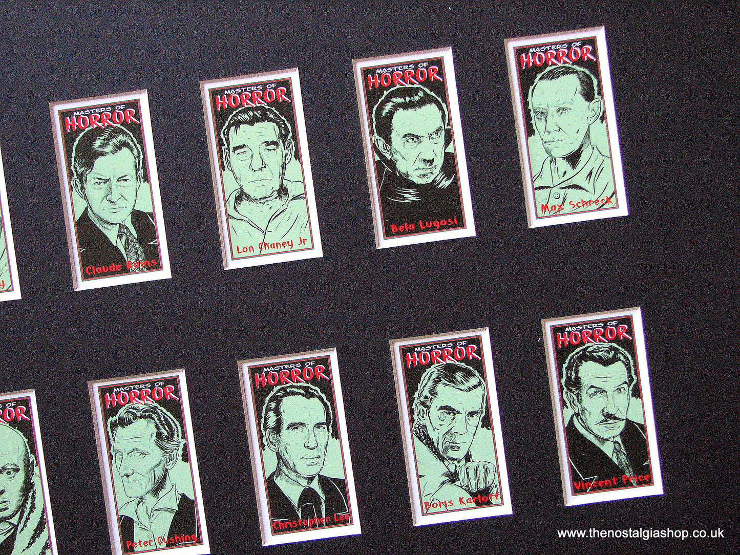 Masters of Horror. Mounted Card Set
