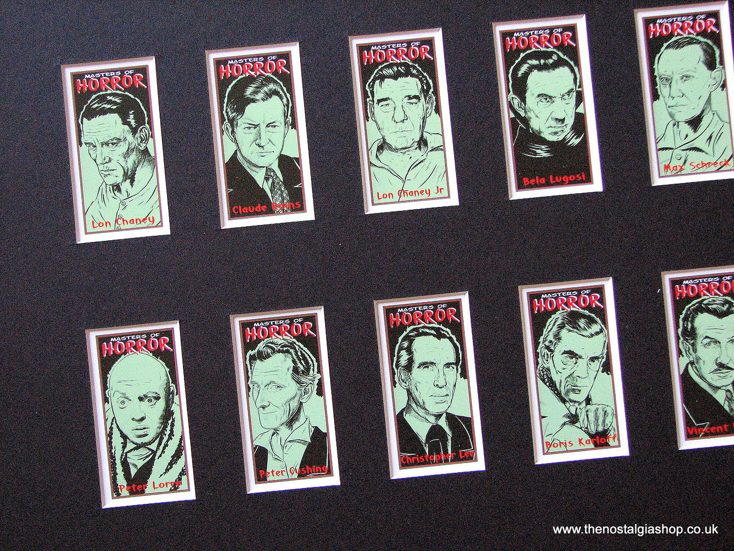 Masters of Horror. Mounted Card Set