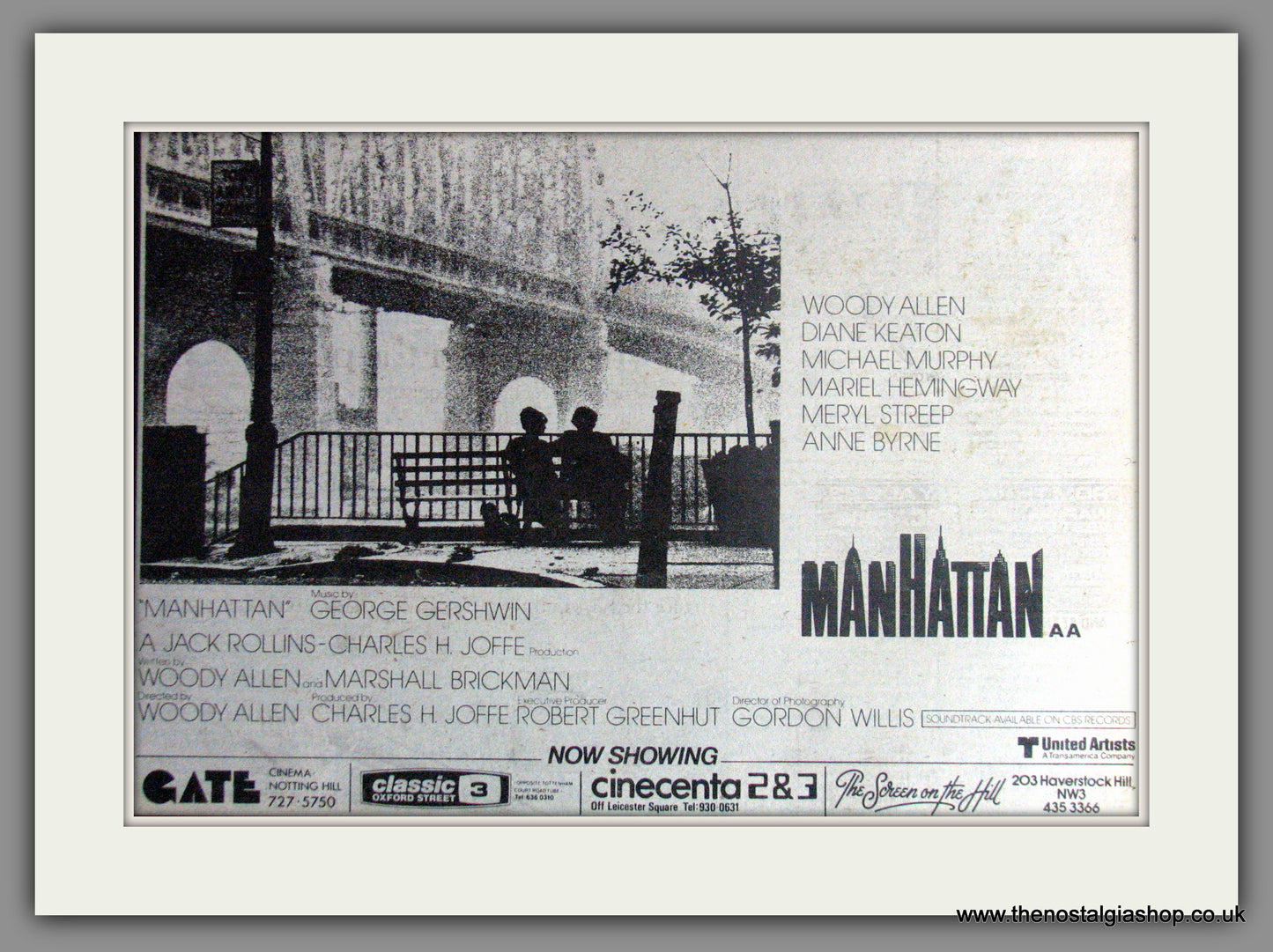 Manhattan. Vintage Advert 1979 (ref AD51221)