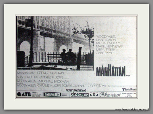 Manhattan. Vintage Advert 1979 (ref AD51221)