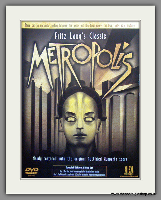 Metropolis. Vintage Advert 2003 (ref AD51232)