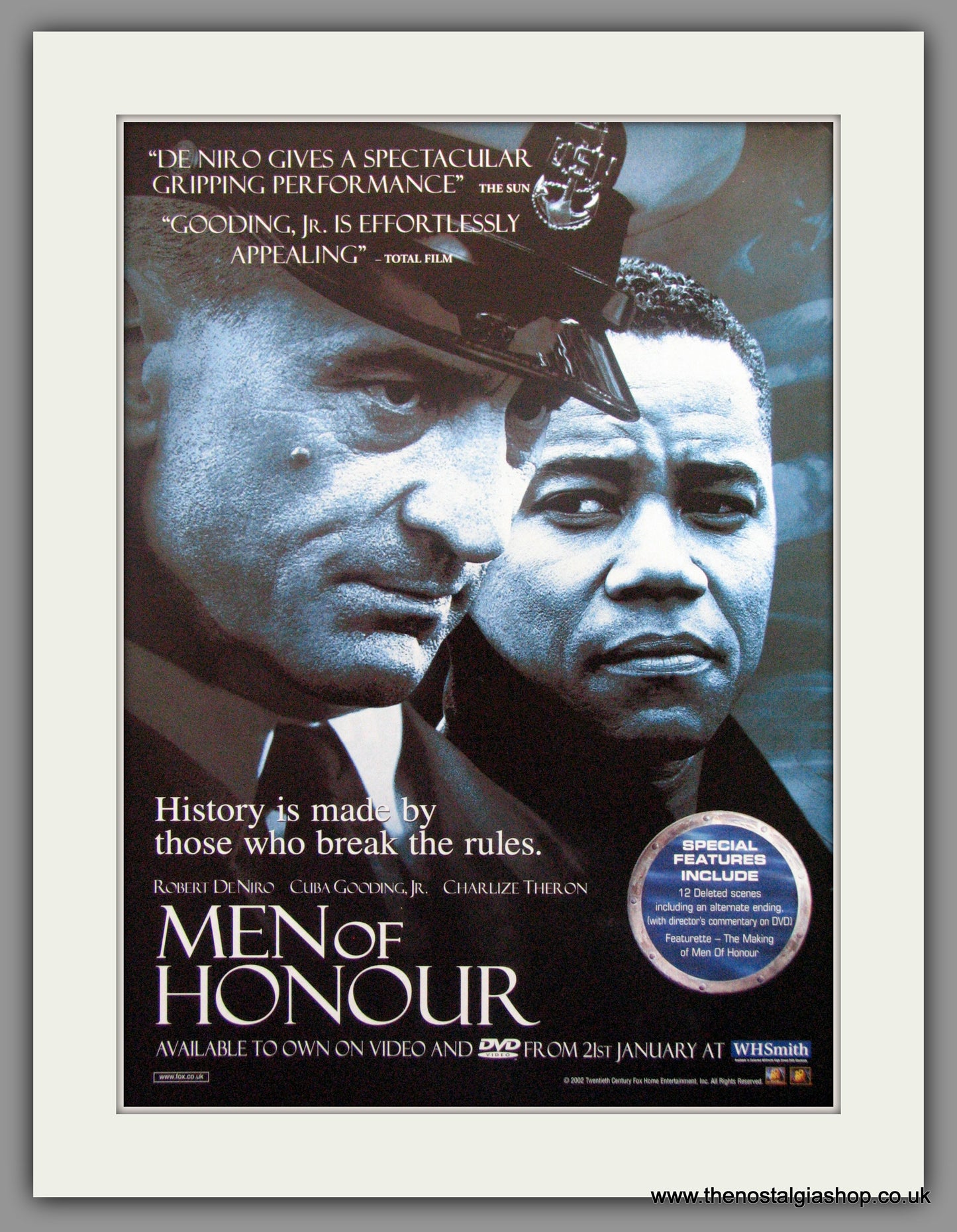 Men Of Honour. Vintage Advert 2002 (ref AD51241)