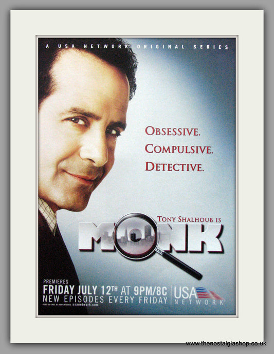 Monk USA Series. Vintage Advert 2002 (ref AD51255)