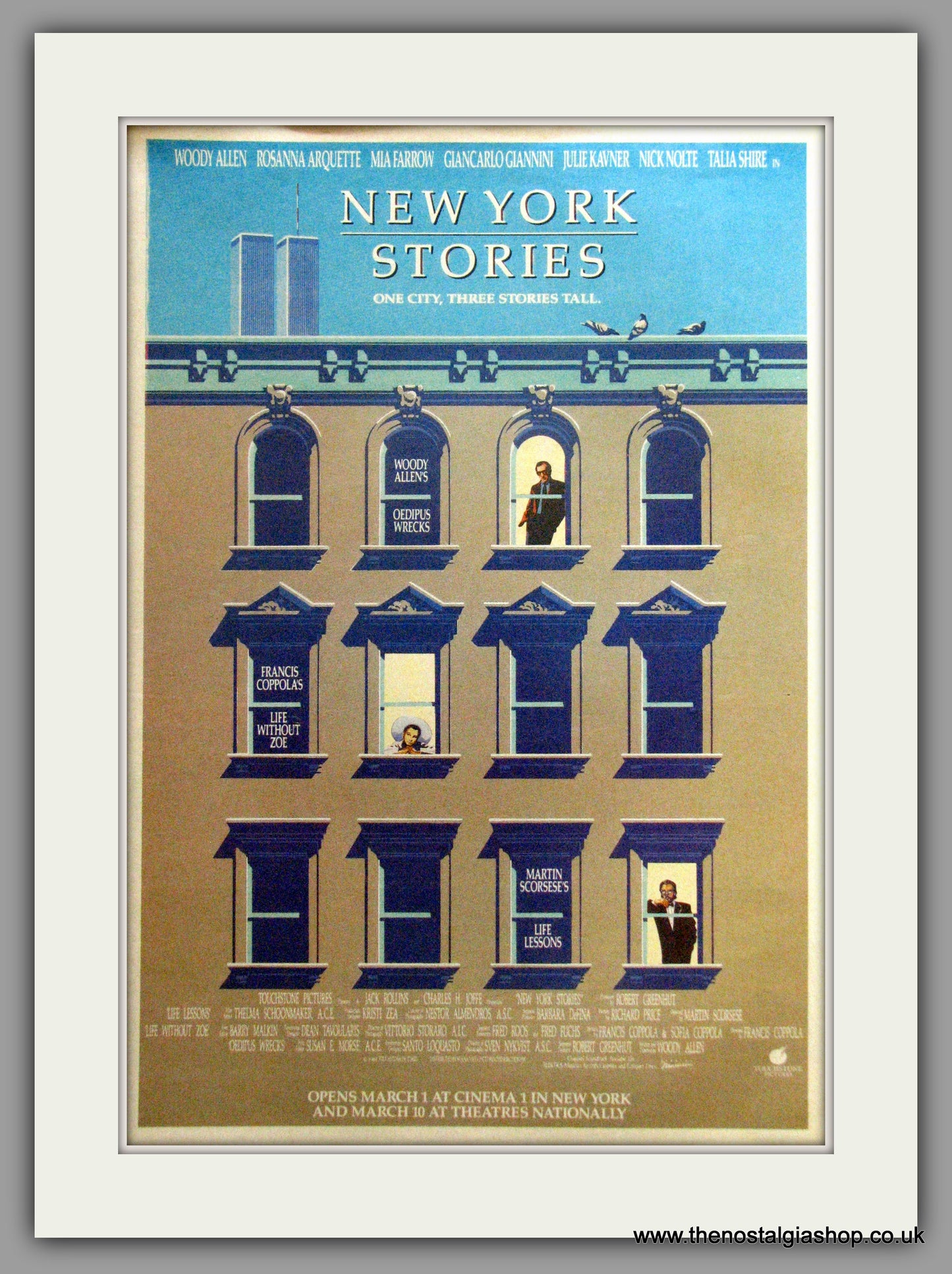 New York Stories. Vintage Advert 1989 (ref AD51262)