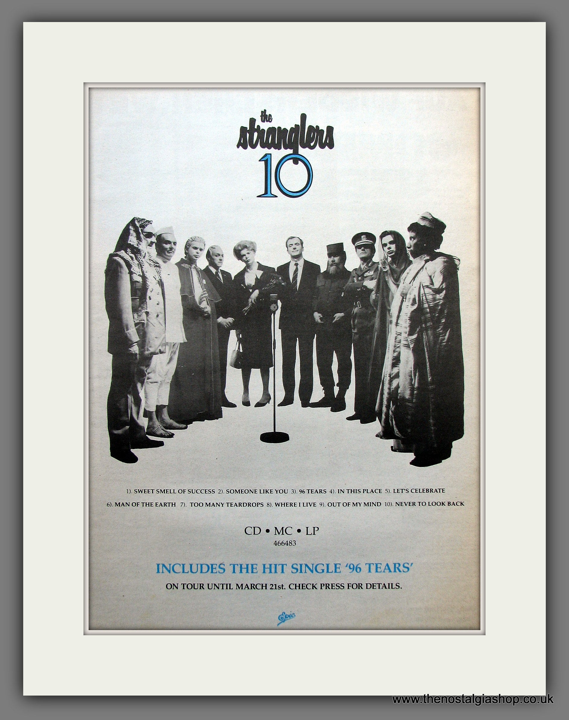 Stranglers. 10. Original Vintage Advert 1990 (ref AD13172) – The ...