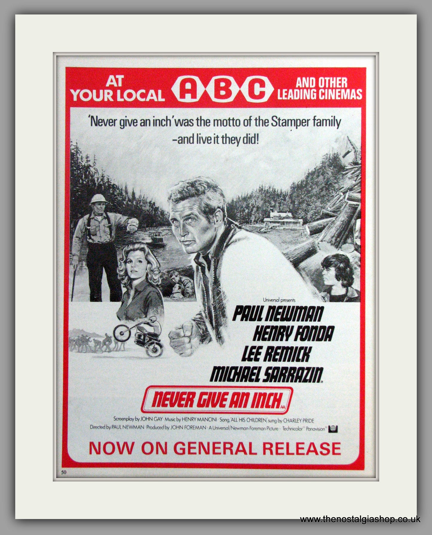 Never Give An Inch. Vintage Advert 1972 (ref AD51264)