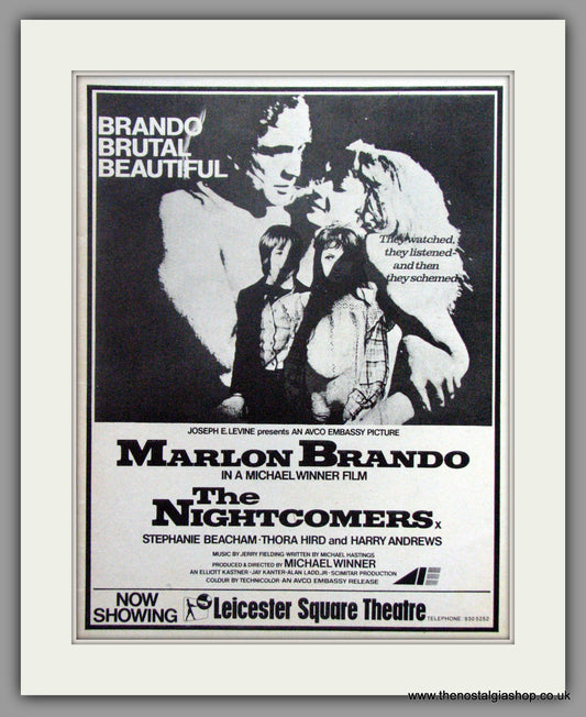 Nightcomers (The). Vintage Advert 1972 (ref AD51269)
