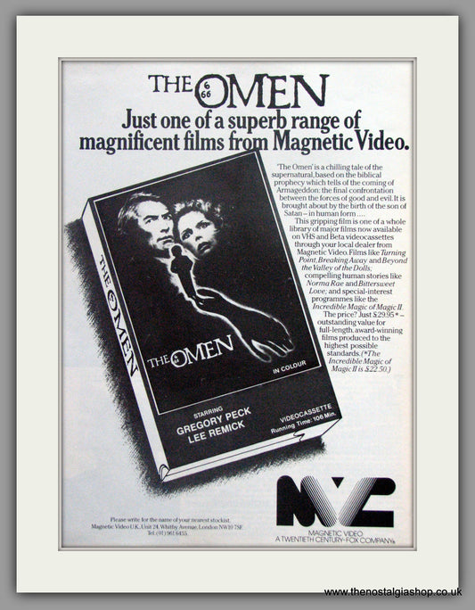 Omen (The). Vintage Advert 1980 (ref AD51290)