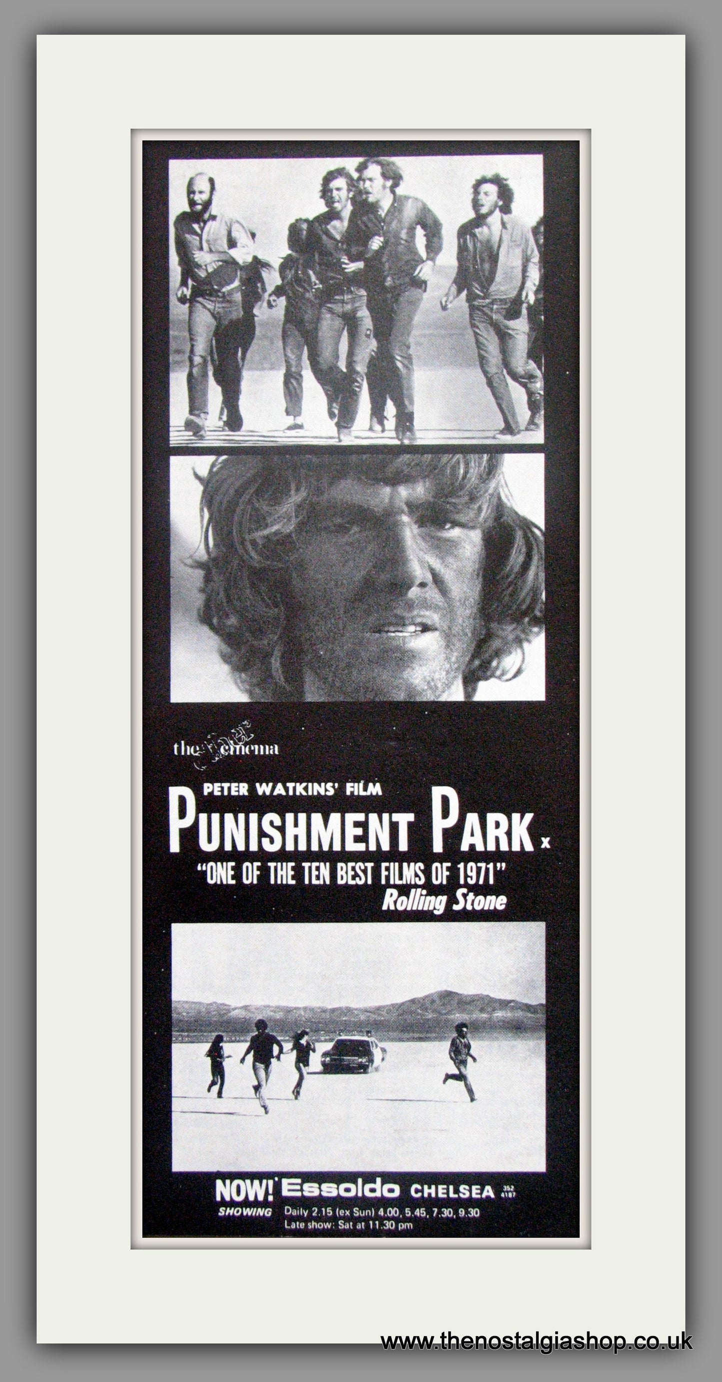 Punishment Park. Original Advert 1972 (ref AD51395)