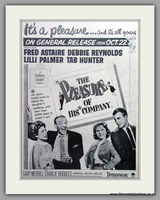 Pleasure Of His Company (The). Original Advert 1961 (ref AD51397)