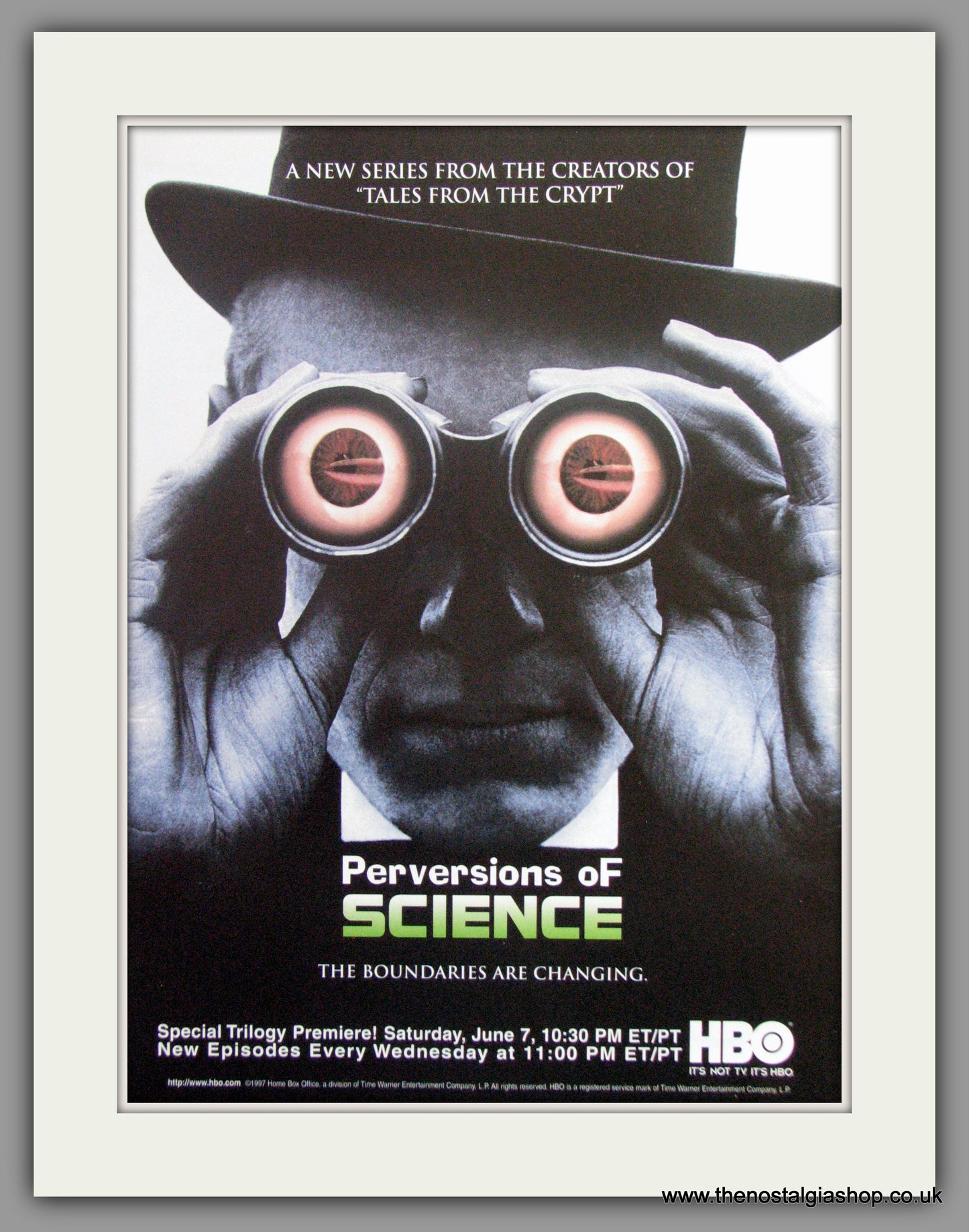 Perversions Of Science. Original Advert 1997 (ref AD51401)