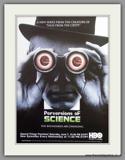 Perversions Of Science. Original Advert 1997 (ref AD51401)