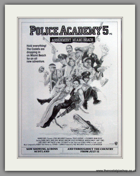 Police Academy 5. Original Advert 1988 (ref AD51409)
