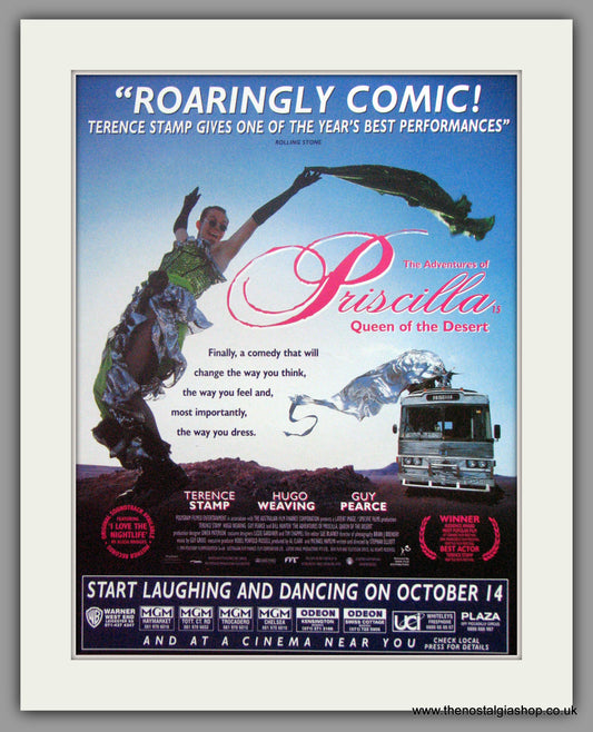 Priscilla Queen Of The Desert. Original Advert 1994 (ref AD51447)