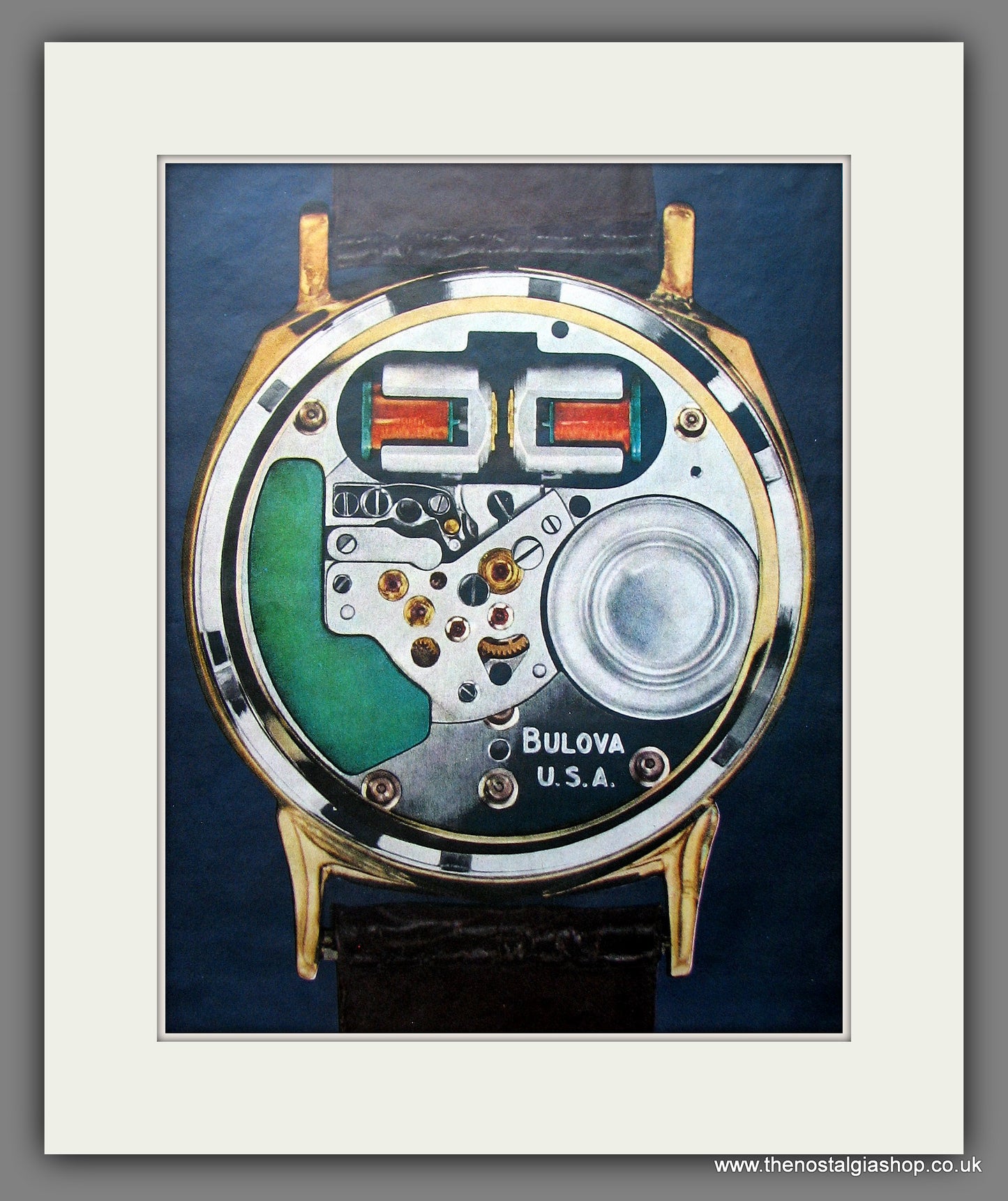 Bulova Accutron Watch.  Original Advert 1960 (ref AD300126)