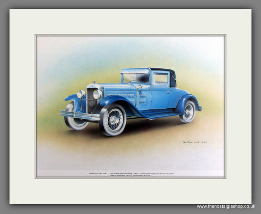 Gardner 95 Coupe. 1929.  Mounted Print