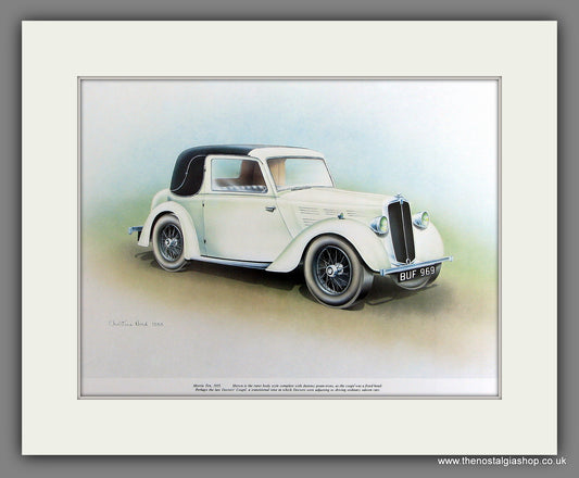 Morris Ten. 1935.  Mounted Print