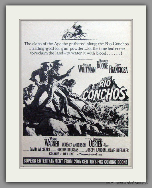 Rio Conchos. Original Advert 1965 (ref AD51490)