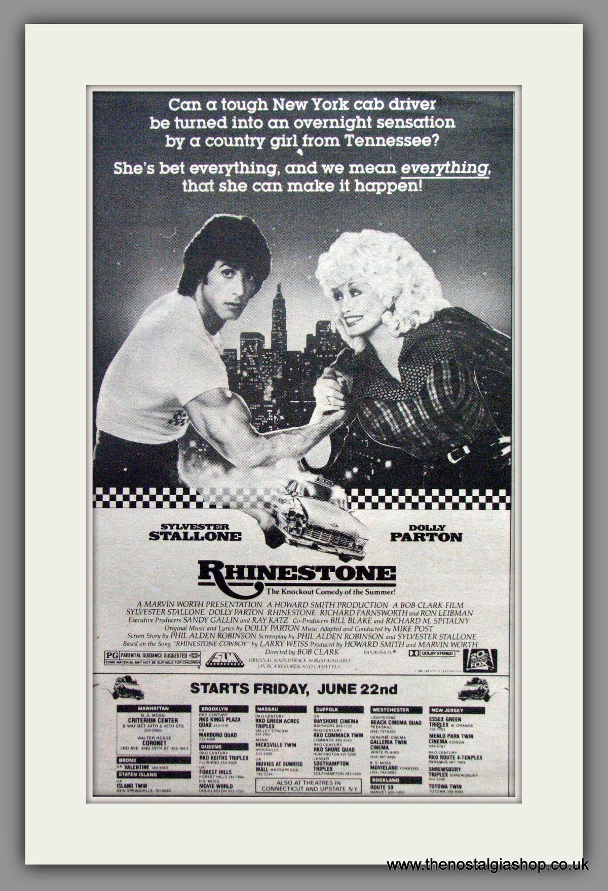 Rhinestone. Original Advert 1984 (ref AD51514)