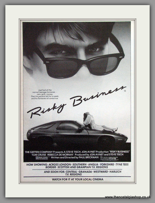 Risky Business. Original Advert 1984 (ref AD51518)